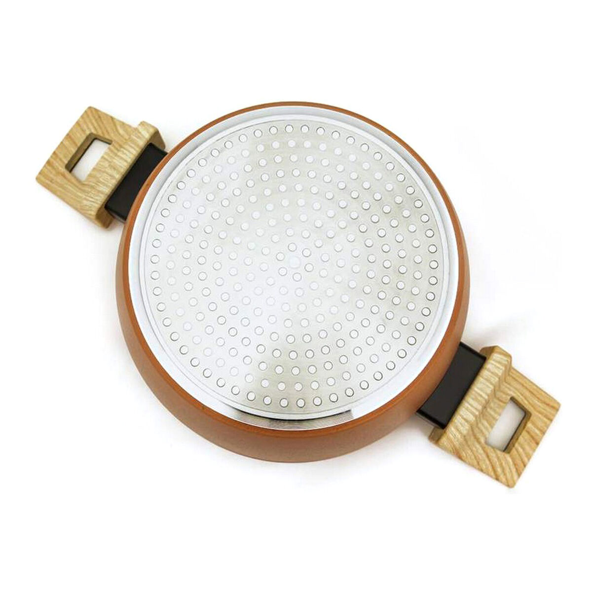 Gryde Med Låg Amercook Terrakotta (Ø 20 cm)